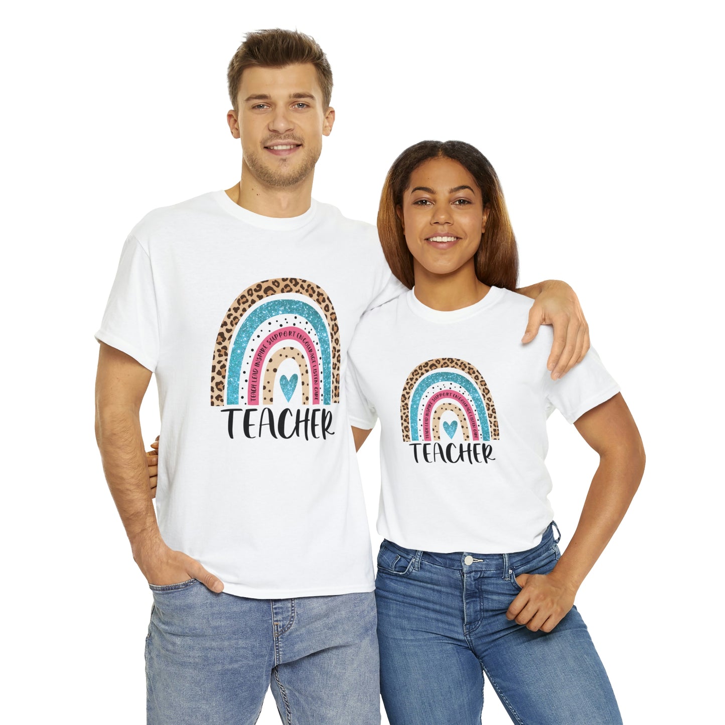 Rainbow Teacher Tee