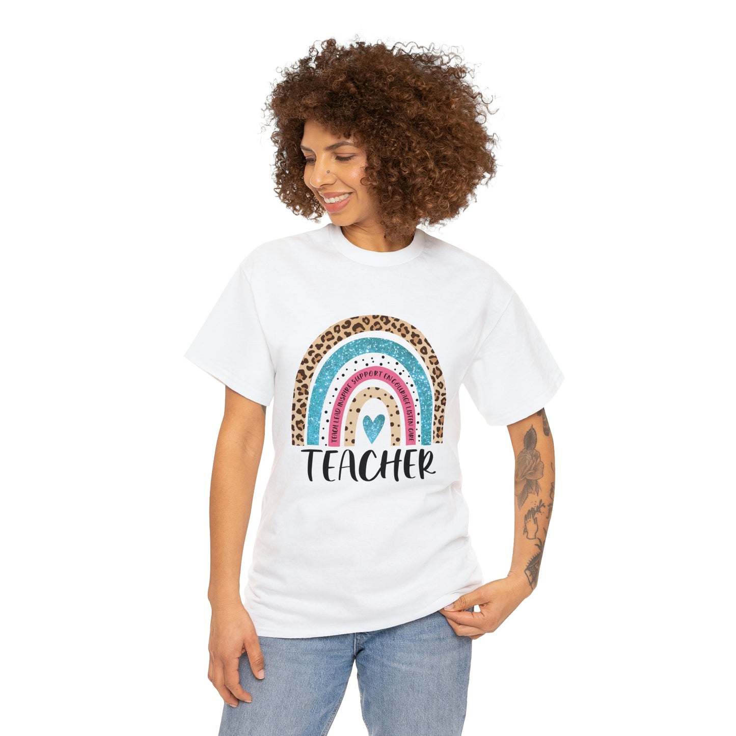 Rainbow Teacher Tee