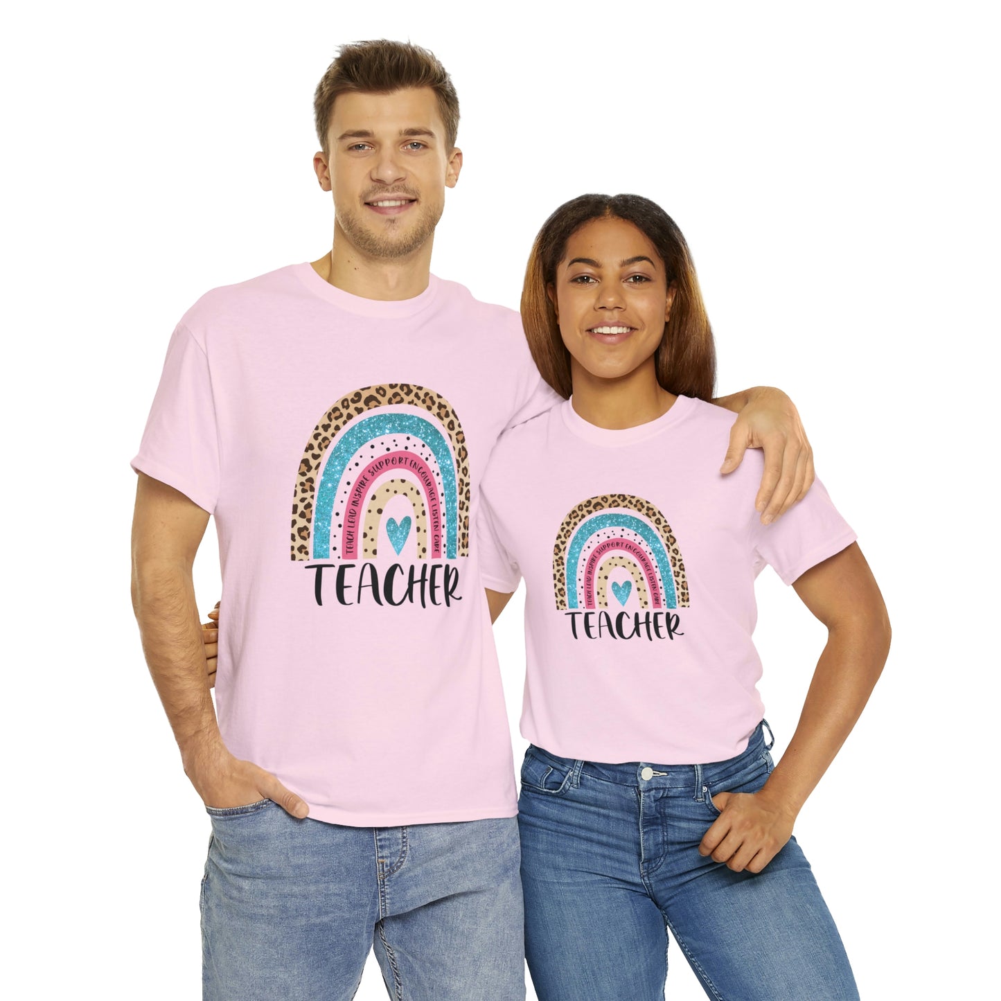 Rainbow Teacher Tee