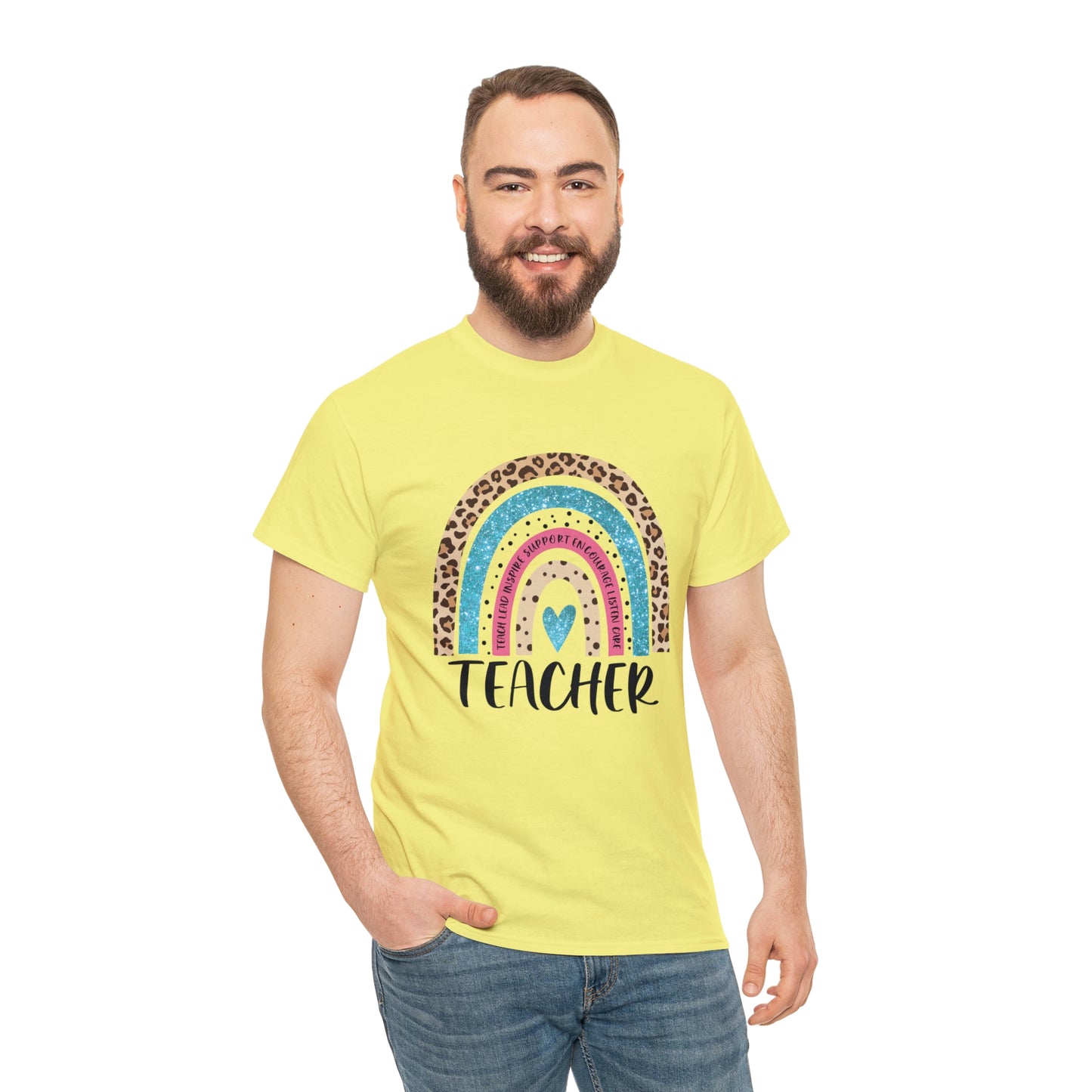 Rainbow Teacher Tee