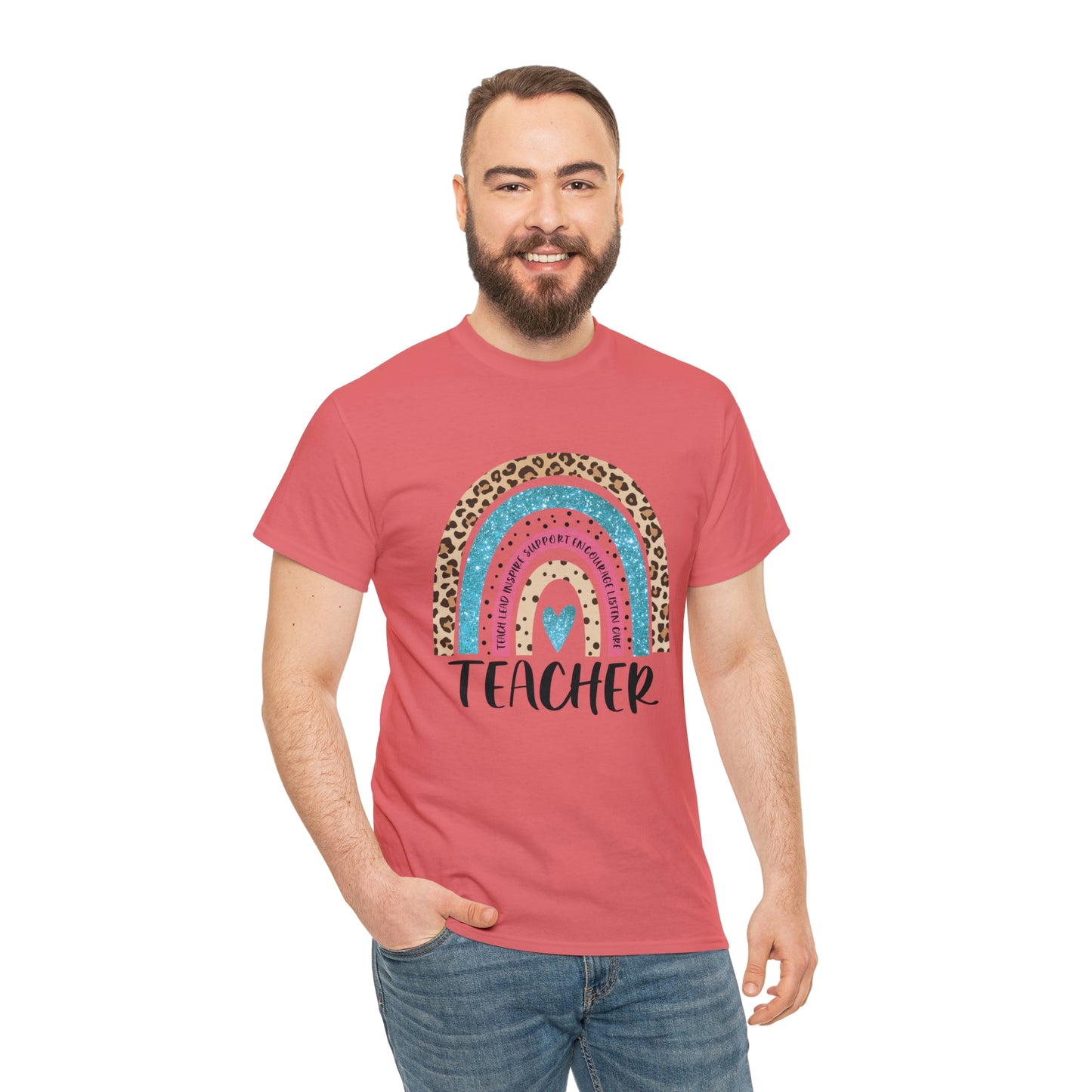 Rainbow Teacher Tee