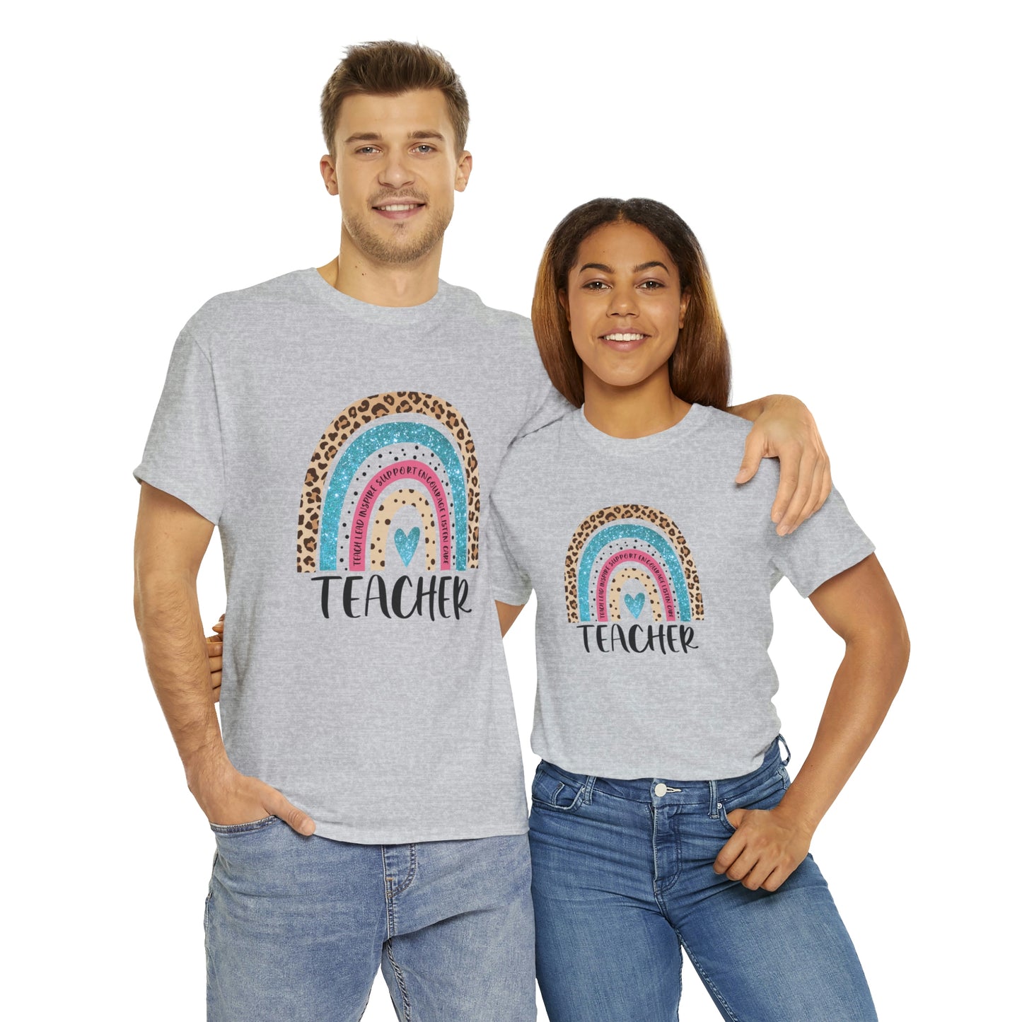 Rainbow Teacher Tee
