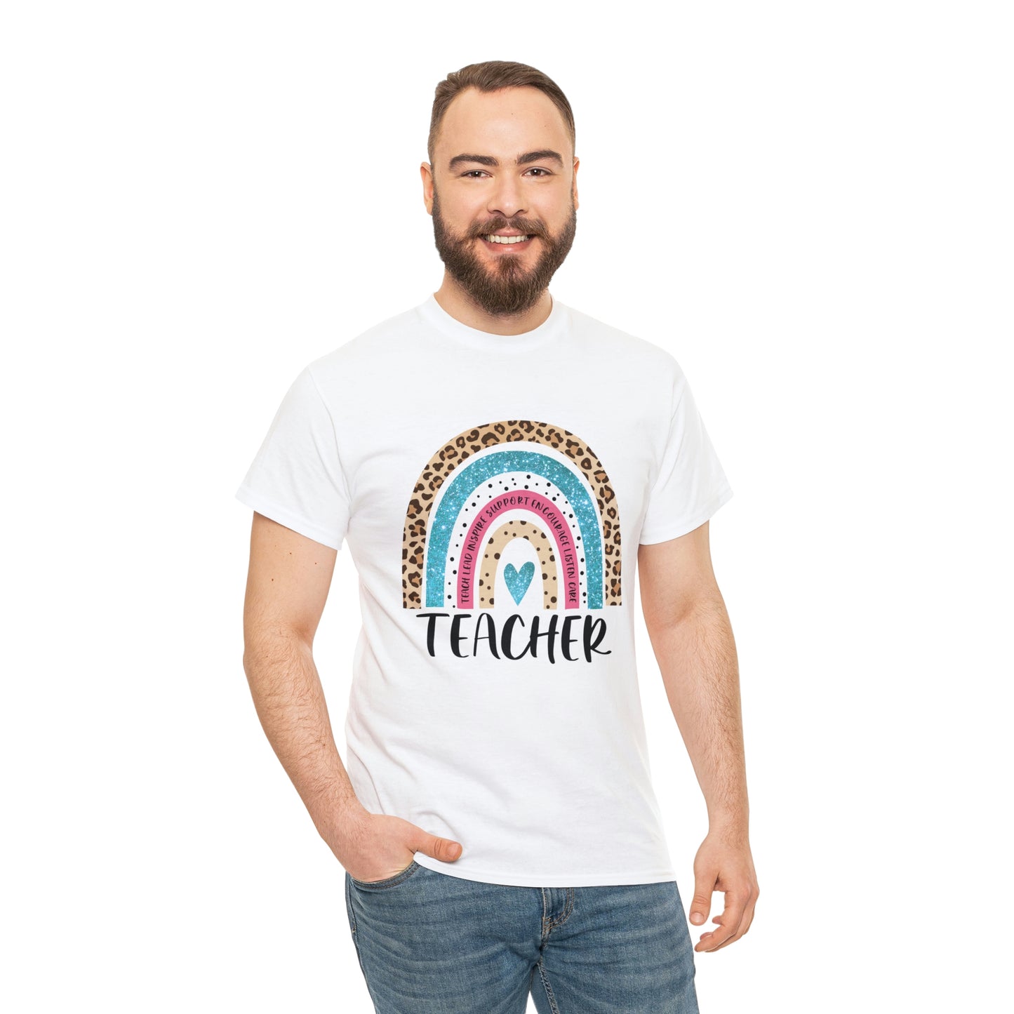 Rainbow Teacher Tee