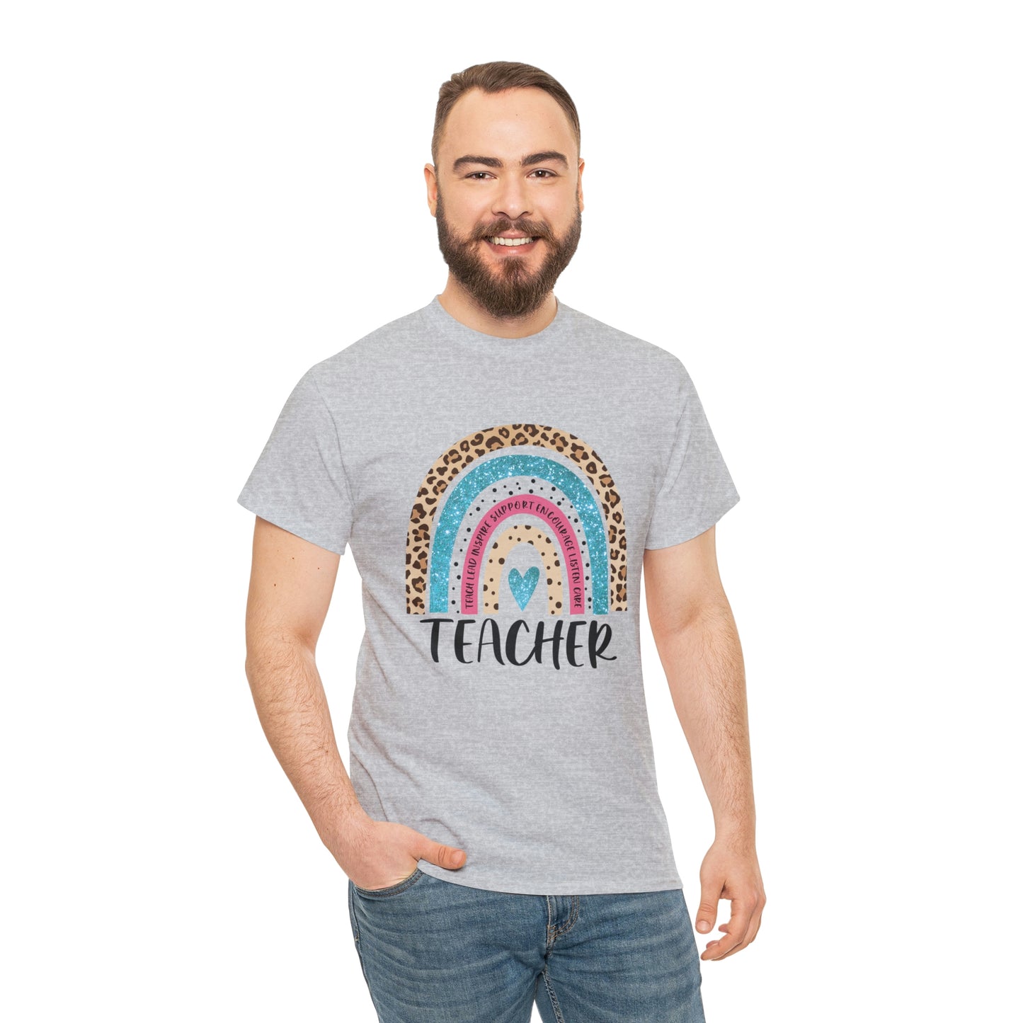 Rainbow Teacher Tee