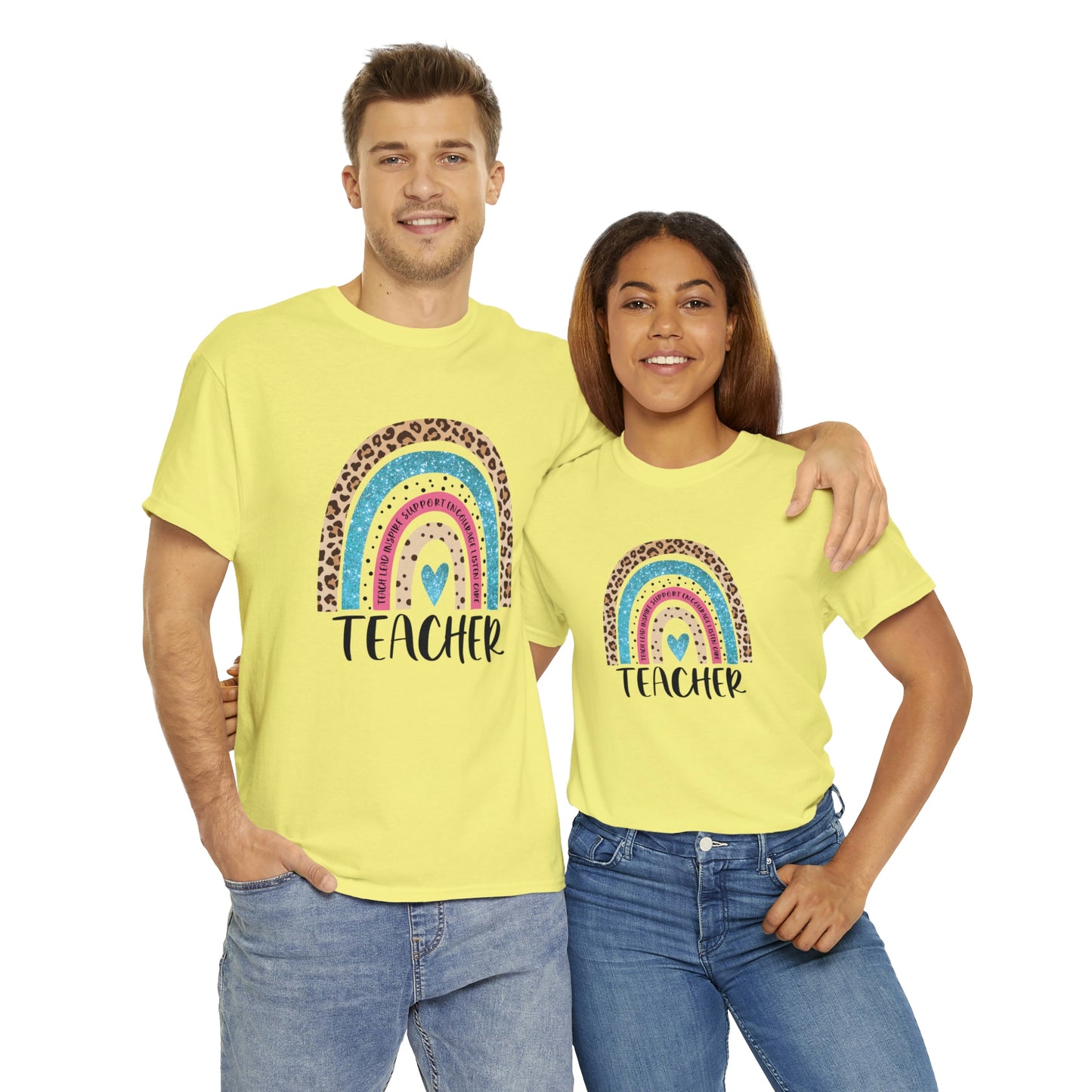 Rainbow Teacher Tee